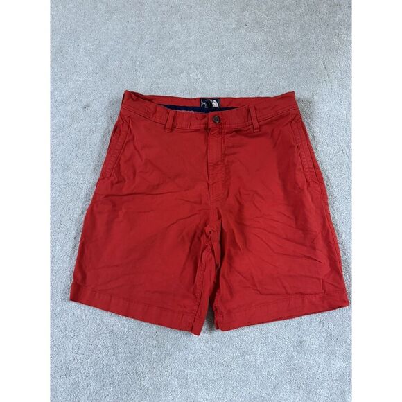 The North Face Mens Shorts Size 34 9" Inseam Regular Red Chino Casual‎ Outdoors - Picture 1 of 7